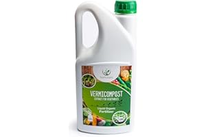 Hortulani Liquid Vermi Compost Extract for Vegetables – Unlock Unrivaled Vegetable Growth with the Natural Plant Food Made from Worm Castings, Improve the Flavor and Yield of Vegetables (1,5l)