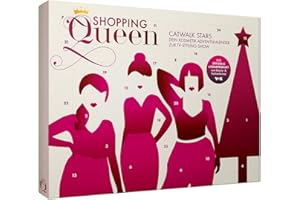 KTN DR. NEUBERGER GMBH Shopping Queen Beauty-Adventskalender, Catwalk Stars Edition, 24 Kosmetik- und Accessoire-Überraschungen, Weihnachtskalender