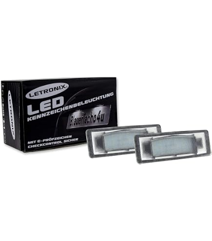 RZG 2x LED License Plate Light For Kia ProCeed K5 Stonic Soul SK3 Sportage QL - Canbus Error Free, 6000K White