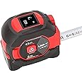 ECVV UNI-T LM40T Laser Measuring Tape Measure 40M Digital Distance Meter Rangefinder Retractable 5m Ruler LCD Display Portable