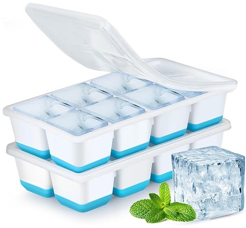 JRISBO Eiswürfelform Silikon XL, 4,5 cm, 2er