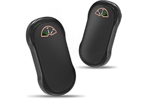 QZT Hand Warmer Rechargeable, 2 Pack Magnetic 10000 mAh Electric Hand Warmer, Suitable for Winter Outdoor Camping and Hunting, Warm Gift for Children Men and Women
