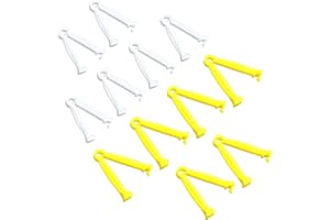 JJWNMLL 12 Stück Nabelschnurklemme Kunststoff Schwein Nabelschnurklemme für Haustiere Ferkel Lamm Ziege Welpen Kätzchen Farm Ranch