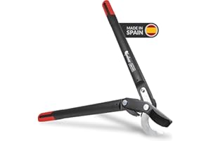 KAMIKAZE PERFORMANCE IN YOUR HANDS KAMIKAZE KM770 Tijera de Dos manos para Poda de Arboles. Corta ramas con Sistema Multiplicador de Fuerza. Tijera de Poda para Madera con Mangos Ergonómicos Ideal para Ramas de 50mm. Longuitud 72cm