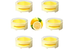 AGOOG 6 Pack New Smell Odor Neutralizer Cartridge for Shark NZ860UK / NZ860UKT / AZ913UK / AZ913UKT / IZ400UK / IZ400UKT / IZ420UKT / HZ3000UKT Vacuum Cleaner (Lemon)