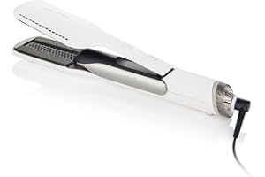 GHD - Duet Style (Blanc) - Lisseur Séchant 2-en-1 - Sèche et Lisse en Simultané - Sans Dommage Thermique - Cheveux 2 x plus brillants