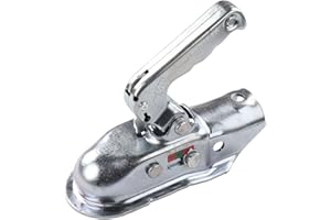 KR AGRAR Kugelkupplung | bis 2200 kg | Ausf. A | Ø 45/46 mm | Lochabstand kreuzverschraubt 40 mm | Bohrungen 12,5 mm | Blechausführung | AL-BE | EM 220 R | Anhänger | Kupplung | PKW