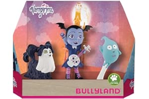 Bullyland 13124 - Set di figure di gioco, Walt Disney Vampirina - Demi e Wolfie, figure dipinte a mano con amore, senza PVC, per bambini per il gioco immaginativo