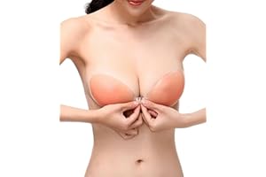 SCHÖNHEIT-FÜR-DIE-FRAU Bügelloser Push Up BH Brust SILIKON verschönern Größe A Cup = A65 A70 A75 A80 B65 - OHNE Bügel - ideal für Rückenfrei - Trägerlos Ohne Träger