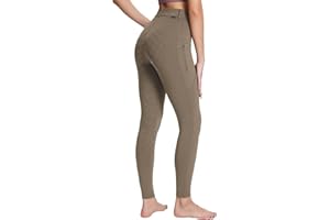 BALEAF Pantalones de equitación de invierno para mujer, con forro polar, con bolsillos con cremallera