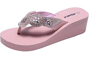 JOMIX Infradito Donna Eleganti Ciabatte Zeppa Casa Mare Piscina