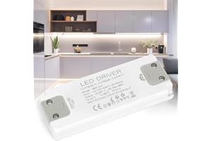 KSIBNW 24V LED Driver 36W 1.5A, LED Transformer Power Supply 240V AC to 24V DC 1.5A Ultra Slim Quiet Power Supply Unit Constant Voltage Low Voltage Driver Adapter for DIY Light Strips, Light Bulbs