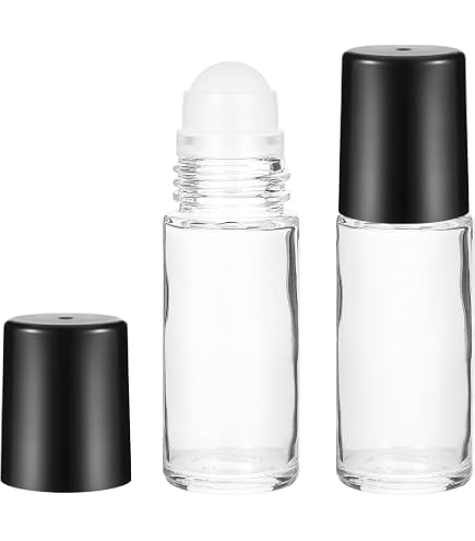 Lot De 4 Flacons Roll-on Rechargeables 10 Ml – Pour Parfums, Huiles Essentielles, Voyage - 11