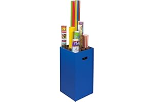 PACON Classroom Keepers Poster & Roll Storage, Blue, 24"H x 12-1/4"W x 12-1/4"D, 1 Piece