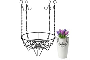 Pot Riser – 330 g (1-pack) Rostfritt stål | Planterare Spacer Stand | Kraftig rostbeständig blombehållarstigare förhindrar vattenfläckar och rötta på trädgårdsgräsmattan, uteplatsen eller i