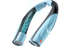 Tomatofrydan Wentylator na szyję, 6000 mAh, przenośny, osobisty wentylator, 6 prędkości, przenośny wentylator na szyję, chłodzący strumień powietrza 360°, bez użycia rąk, osobisty wentylator USB