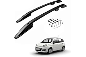 CHROMEMASTER | Barre trasversali da Tetto | Compatibili con Fiat Panda 2012+ ; Sono utilizzate per il montaggio di portapacchi, box da tetto o portabiciclette | Costruzione in alluminio