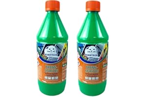 JaTop 2L Robbyrob Brennspiritus, Spiritus, geeignet für Haushalt, Auto und Freizeit; mit Spritzausgießer und kindersicherem Verschluss