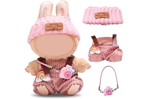 NHQZ Bekleidung für 17cm Plüsch, Kleidung Outfit nur Bekleidungs zubehör für Plush Pullover Hoodie Bekleidung DIY Kinder Geschenke