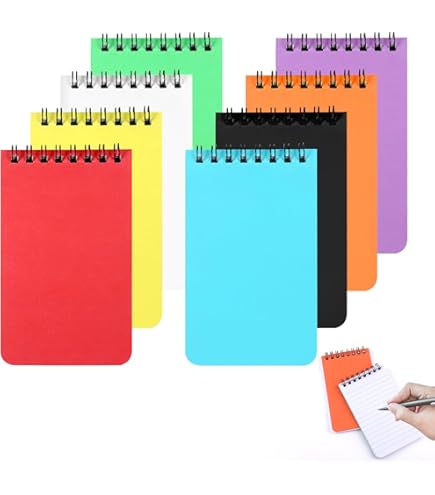 DesignWorks Ink 8,9 X 14,6 Cm Vintage Sass Wire Bound Small Spiral Pocket Notepad Memo Book - Aesthetic Desk Accessories & Funny Office Supplies For