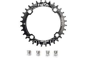 UPANBIKE Bike Narrow Wide Chainring 104 BCD Round Shape Single Chain Ring 32T 34T 36T 38T