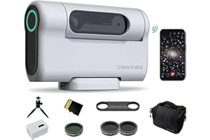 DWARFLAB Dwarf II Smart Digital Telescope - Portable, Ultralight, and Packed with Advanced Features for Astronomy Star Parties, Birding, for Adults and Kids, Beginners and Advanced Players (Deluxe)