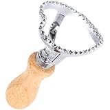 XZMAN Zinc Alloy Biscuit Moulds, Heart-shaped Biscuit Mould Ravioli Stamp Maker Moulds Dumpling Skin Biscuits Household Cake 