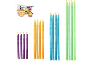 JTgugu Bag Sealer Sticks 16Pcs Haltbare Tütenclips für Beutel Feuchtigkeitsbeständig Wiederverwendbar Verschlussclips Behalten Taschen Luftdicht Wasserdicht & Lebensmittel Frisch 4 Größen