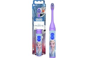 Oral-B Pro-Health Jr. Battery Powered Kid's Toothbrush featuring Disney's Frozen, Soft, 1ct, Styles May Vary