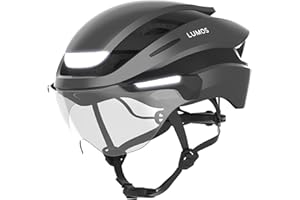 Lumos Ultra Casque de vélo électrique intelligent | Certifié NTA 8776 | Feux avant et arrière LED | Visière rétractable | Contrôle par application | Pour vélo électrique, scooter, cyclisme | Adultes,