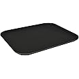 Argon Tableware Black Rectangular Serving Tray 45.5 x 35.5cm - Reusable ...