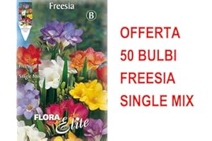 PERAGA GARDEN OFFERTA 50 BULBI FREESIA SINGLE MIXED BULBS BULBES