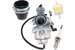 AISEN Carburateur PZ30 Filtre à air Bougie d'allumage pour Bashan BS200S-7 BS250S-11 Kymco MXU 300 L60020, KXR 250, Maxxer 250 300 Moto 200 cc et 250 cc Enduro Quad Taotao