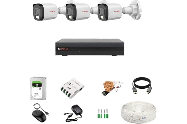 CP Plus illumax 2.4MP 4 DVR, 2.4MP 3 + - + + + 1 TB HDD + 4 CH SMPS + CCTV + BNC/DC