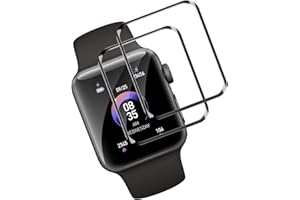 Carantee 2 Stück für Panzerglas für Apple Watch Series 4/5/6/se 44mm Schutzfolie, Transparent Anti-Staub Displayschutzfolie für Apple Watch 44mm, Stoßfeste Sensitive Touch Schutzglas Folie