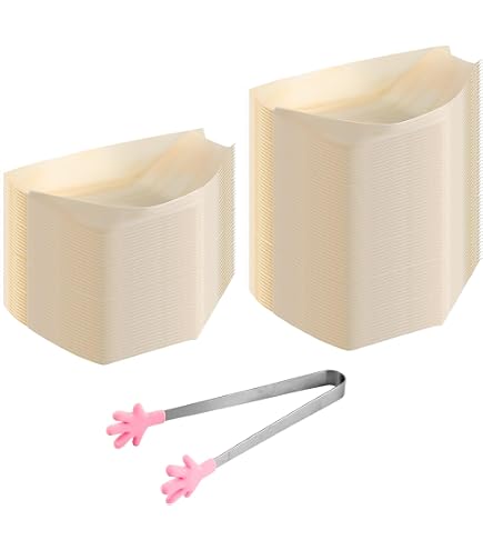 100 BARCHETTE BAMBOO 17x8,5cm per Aperitivo Finger