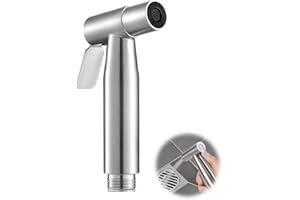 ALIDOU Handheld Toilet Bidet Sprayer, Portable Bidet Spray, Jet Spray for Toilet, Stainless Steel Faucet Sprayer Fixture for Personal Hygiene, Pet Bath, and Bathroom Cleaning (Multi-Function)
