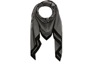 Lorenzo Cana 8911711 - Esclusivo foulard da uomo formato XL, quadrato e in cotone e seta, 110x110 cm, in fibre naturali, di marca, con motivo paisley