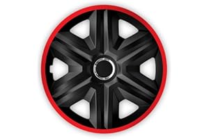 "4× NRM Radkappe FAST LUX, 15"""", rot"