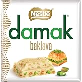 Nestl&eacute; Damak Antep Fıstıklı ve Baklavalı Beyaz Kare &Ccedil;ikolata, 60 g, 1 Adet