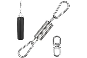 AOLIGEI MEIXI Suspensión de la Hamaca del Acero Inoxidable Ganchos para Hamaca Resorte de Acero Inoxidable para Colgar Hamaca sillas y Porche Columpio