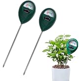 2 Pieces Soil Moisture Meter Deep Use, Water Monitor Indicator Sensor Long Probe, Irrigation Monitor Flowers, Water Monitor I