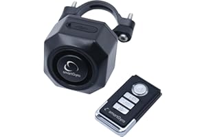 smartGyro Alarma Antirrobo - Avisador Acústico Universal para Patinetes Eléctricos y Bicicletas, Potencia 110DB, Batería de Litio, Impermeable, Fácil Instalación, con Mando a Distancia