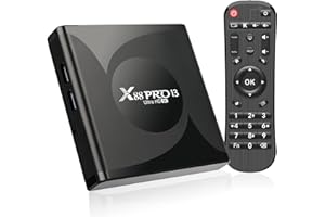 SIDIWEN Android TV Box 13.0, TV Box 4GB RAM 32GB ROM, RK3528 Quad-Core Android Box, Support 2.4G/5G Dual WiFi, BT 5.0, 100M Ethernet Ultral HD 4K Smart TV Box