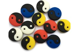 AOTISBAO NA Vibrationsdämpfer für Tennisschläger, Silikon, 12 Stück