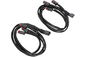 Jenivaint DT Kabelnät Adapter Kontakt Gummi Koppar DT Ledningsnät Adapter Splitter 2 Pack 120W Enkel 240W Dual Plug and Play