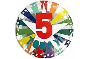 amscan 9912106 5 TODAY BIRTHDAY BADGE