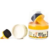 NuriLeflef Deri Cilalı Ayakkabı Boyası, Pratik S&uuml;nger Aplikat&ouml;rl&uuml; Krem Boya, 50 Ml (Naturel)
