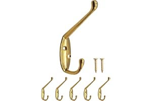 FUXXER® - Klassiska garderobskrokar, dubbelkrokar, klädkrokar, järnkrokar, metallkrokar, gjutjärnsdesign, vintage lantlig ret
