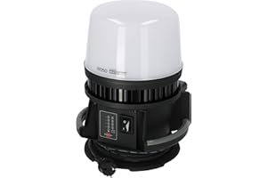 Brennenstuhl Professional Multi Battery LED 360° Hybrid Baustrahler 12050 MH (12000lm, IP54, kompatibel mit 18V Akkus 10 verschiedener Hersteller, 5m RN-Kabel, ohne Akku, Engineered in Germany)